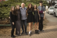 Václav Scheiner během závěrečné prezentace projektu Příběhy našich sousedů, duben 2025