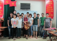 Marie Hanušová ve Vietnamu jako učitelka českého jazyka