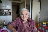 Marta Samková v roce 2024 doma v Chebu