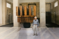 Eduard Vlček v aule brněnské právnické fakulty, 2023