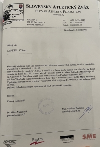 Slovenský atletický zväz, nominácia na ME v Mníchove  