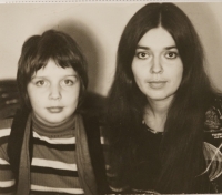 Lucie Navrátilová s Emmou Srncovou