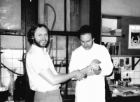 Členové 4. základní organizace Československého svazu ochránců přírody „Chemopharma “ B. Pelc a V. Dundr – Ústí nad Labem 1989