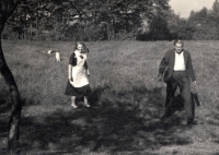 Jan Prokop se svou sestrou Annou, matkou pamětníka