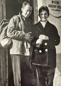 Jaroslav Škaloud, svatba s Janou Škaloudovou, 1962