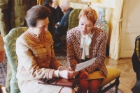 Jitka Režná s princeznou Annou, 16. října 2007