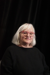 Ivana Šteflová při natáčení, 2025