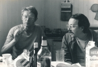Martin Roubík (vpravo) a Viggo Anderson, 1984