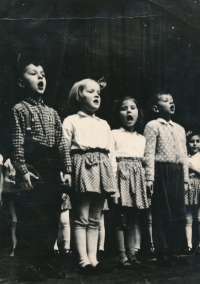 Jan Lukšík (vlevo), 1954/1955