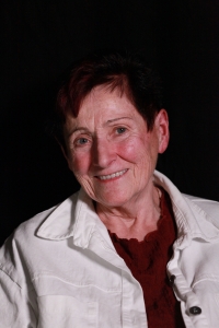 Marie Dáňová, natáčení pro Paměť národa, Jihlava, červenec 2025