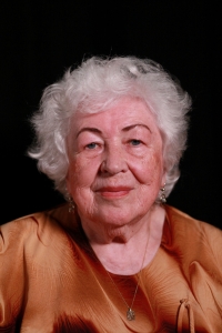 Kateřina Večeřová při natáčení pro Paměť národa, 20. července 2025, Šumperk