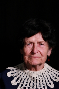 Naděžda Dvořáková při natáčení pro Paměť národa, 24. 7. 2025, Olomouc