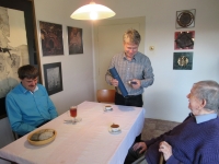 Slavnostní předání Ceny Jože Plečnika doma u Alexandra Skalického v roce 2019