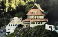 Chata v Jáchymově, kam Jaroslav Škaloud jezdil se Škadokem