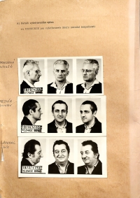 Foto vyšetřovací spis, Zdeněk Pokorný, Jaroslav Mezník, Alois Vroubal, Brno, 1972, V 12672 BN