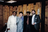 Hal Singer, Al Copley, George Greene and Vincenc Kummer in Martigny, Switzerland, 1991