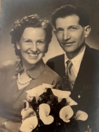 Svatba rodičů. Andreas a Marie Egerovi