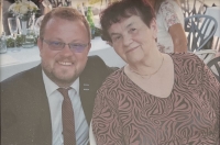 Marie Loucká s vnukem Petrem