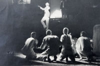 Petr Hromádka – herec. Abrahamus Patriarcha, Ochotnický kroužek, Šelepka, 1987