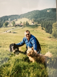 M. Kohút so svojimi psami