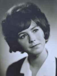 Alena Zdražilová in her youth
