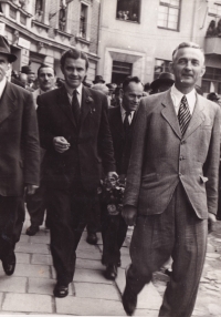 Revoluční národní výbor v roce 1945, Kovařík Karel v popředí