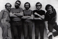 Jazz Cellula with Laco Déczi, Vincenc Kummer, Peter Král, Zdeněk "Sarka" Dvořák and Josef Vejvoda, 1972