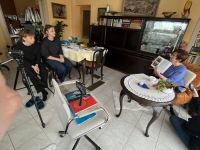 Během natáčení rozhovoru pro projekt Příběhy našich sousedů 