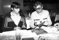 Jiří Tieftrunk s kolegou z DX klubu