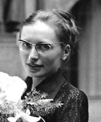 Dobová fotografie, Jana Krynská v roce 1972                                                      