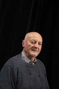 František Svátek během natáčení pro Paměť národa, 2025