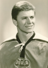 Jaroslav Krupička v dresu VTJ Dukly Jihlava