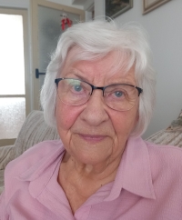 Blažena Ratajová během natáčení, 2025