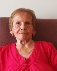 Helena Fialová při rozhovoru pro Paměť národa, 21. července 2025, Šternberk