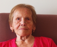 Helena Fialová při rozhovoru pro Paměť národa, 21. července  2025, Šternberk