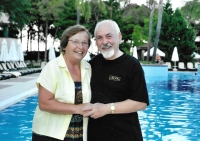 S manželem Petrem v Turecku, 2018