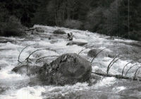 Ludvík Janko descending the Bělá River