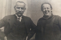 Husband and wife Forch, parents of Věra Blažková