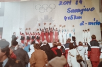 Zimní olympijské hry, Sarajevo, 1989, štafeta - 2. místo
