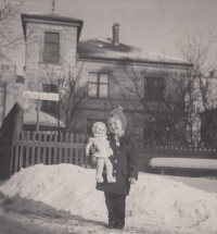 Gertrude Schreckeneder in Brno, 1942