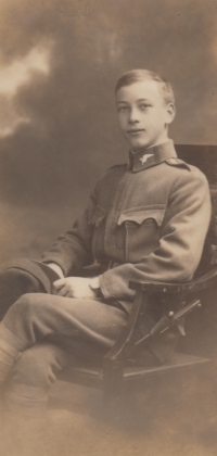 Witness's father Karl Procháska during World War I