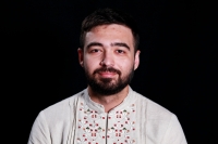 Artak Hryhorian during the interview, 2023 