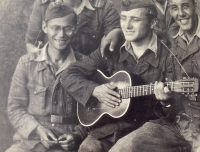 Jiří Šigut at the military service in 1951