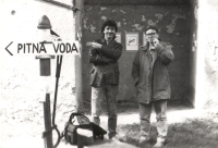 Ladislav Faktor as a lawyer in JZD (Dubné, 1988