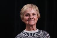 Milada Kohoutková při natáčení, 2025