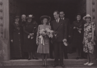 Svatba rodičů pamětníka