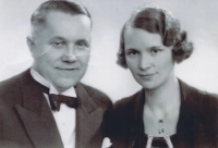 Parents Božena and Rostislav Hrnčiřík, second half of the 1930s