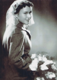 Witness´s wedding photo, 1950s