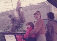 Na návštěvě u rodičů v Londýně, zoologická zahrada, 1978