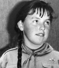 Witness in scout costume, 1968